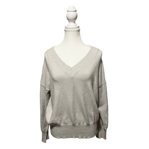 philosophy republic clothing lightweight v-neck sweater size large